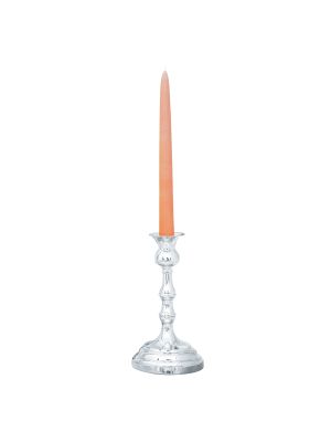 CANDELABRO 1 Fiamma Candeliere Portacandele Argento Placcato Fatto a Mano Made in Italy