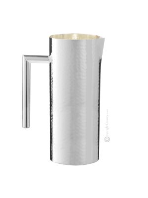 CARAFFA ACQUA DIRITTA Caraffa Decantatore Speciale Placcatura Argento Fatto a Mano Made in Italy