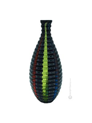 LIQUORE MURRINE bottiglia in vetro soffiato di Murano Made in Italy