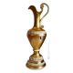 ANFORA IRIS vaso ceramica artistica foglia oro 24k Made in Italy