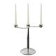 SOFFIO Candelabro Portacandele Metalli Nobili Placcato Argento Fatto a Mano Made in Italy