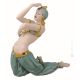 DANZATRICE ORIENTALE Statuetta statuina figura porcellana Capodimonte fatto a mano Made in Italy