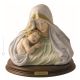 BUSTO DELLA MADONNA CON SANTO BAMBINO Statuetta Statua Statuina Porcellana Capodimonte Fatto a Mano Made in Italy