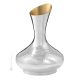 DECANTATORE Caraffa Vino Acqua Speciale Placcatura Argento Oro Martellato a Mano Made in Italy