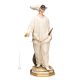 PULCINELLA Statuetta statuina figura porcellana Capodimonte fatto a mano Made in Italy