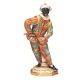 ARLECCHINO Statuetta statuina figura porcellana Capodimonte fatto a mano Made in Italy