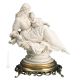 MADRE CON BABY Statuetta statua statuina porcellana Capodimonte fatto a mano made in Italy