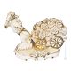 CAVALLO Decorazione da tavolo centrotavola ceramica artistica stile Barocco dettaglio oro 24k Made in Italy