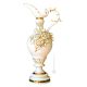 SPLENDIDA ANFORA Vaso ceramica artistica stile Barocco dettaglio oro 24k Made in Italy