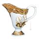 VASO Ceramica artistica stile Barocco dettaglio oro 24k Made in Italy