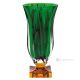 FIRE Vaso dipinto a mano autentico moderno decorativo in vetro di qualità superiore.