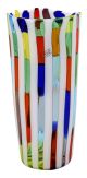 VASO CANNE FILIGRANA Vetro Murano Vaso Moderno Venezia Fatto a Mano Made in Italy