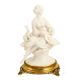 GENTILDONNA BIANCO Statuetta Statua Statuina Porcellana Capodimonte Fatto a Mano Made in Italy