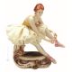 BALLERINA DAISY Statuetta statua statuina porcellana Capodimonte fatto a mano made in Italy