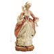 GENTILDONNA CON VENTAGLIO Statuetta statuina porcellana Capodimonte fatto a mano made in Italy