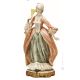 DAMA Statuetta statua statuina porcellana Capodimonte fatto a mano made in Italy