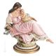 MADRE CON BABY Statuetta statua statuina porcellana Capodimonte fatto a mano made in Italy