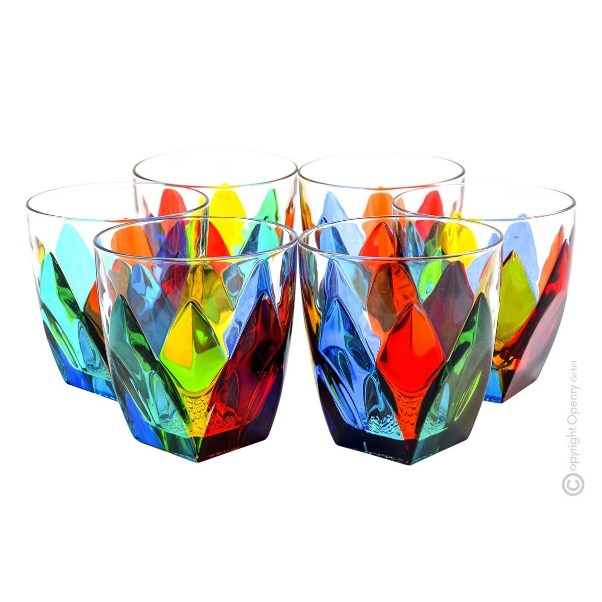 Boteghe - Real Made in Italy - Bicchieri Tumbler in cristallo Veneziano